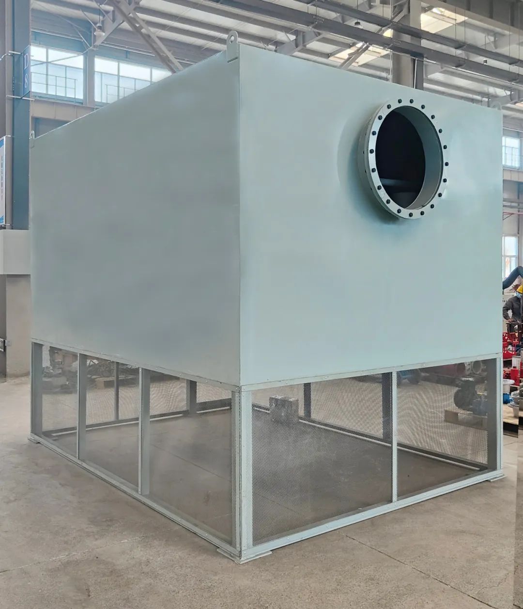 宁夏某钢厂自洁式空气过滤器改造项目现场