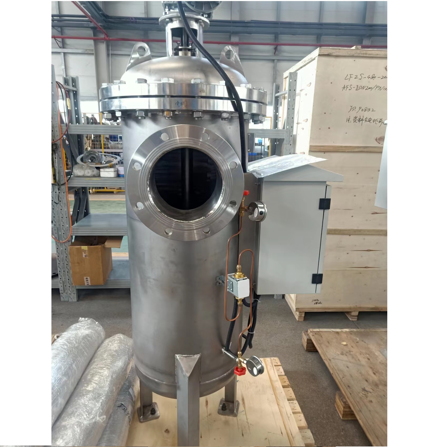 全自动自清洗过滤器 工业循环水自动排污过滤设备
